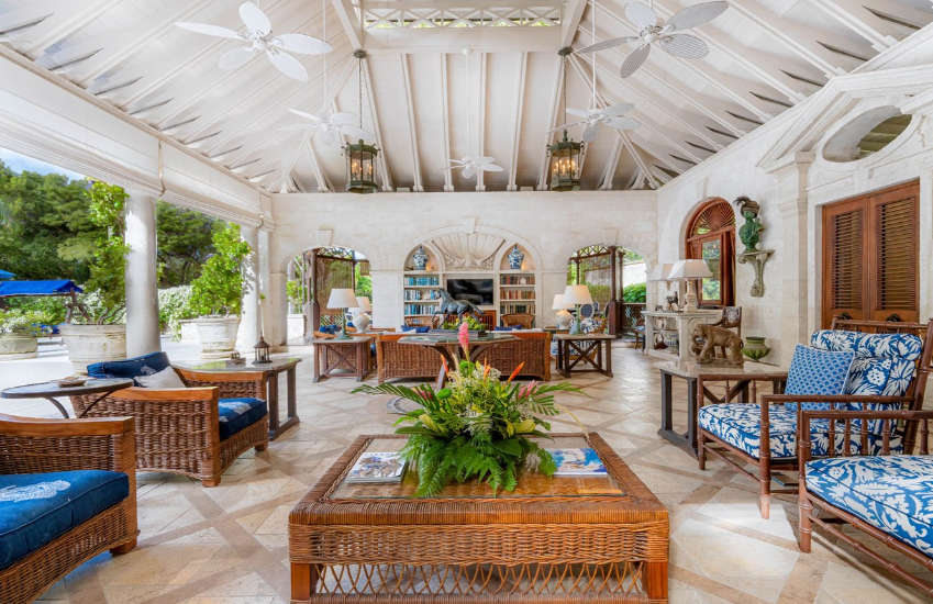 Laughing Waters Barbados outdoor living