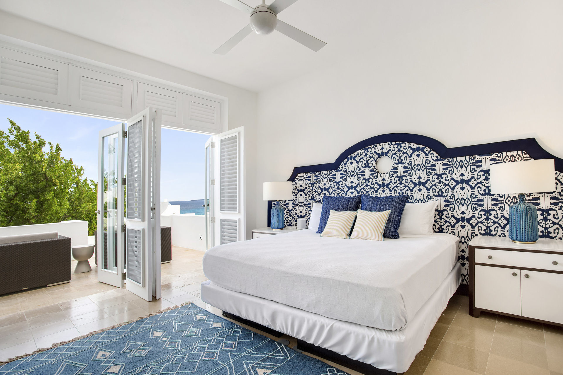 Long Bay Beach below Sky Villa
