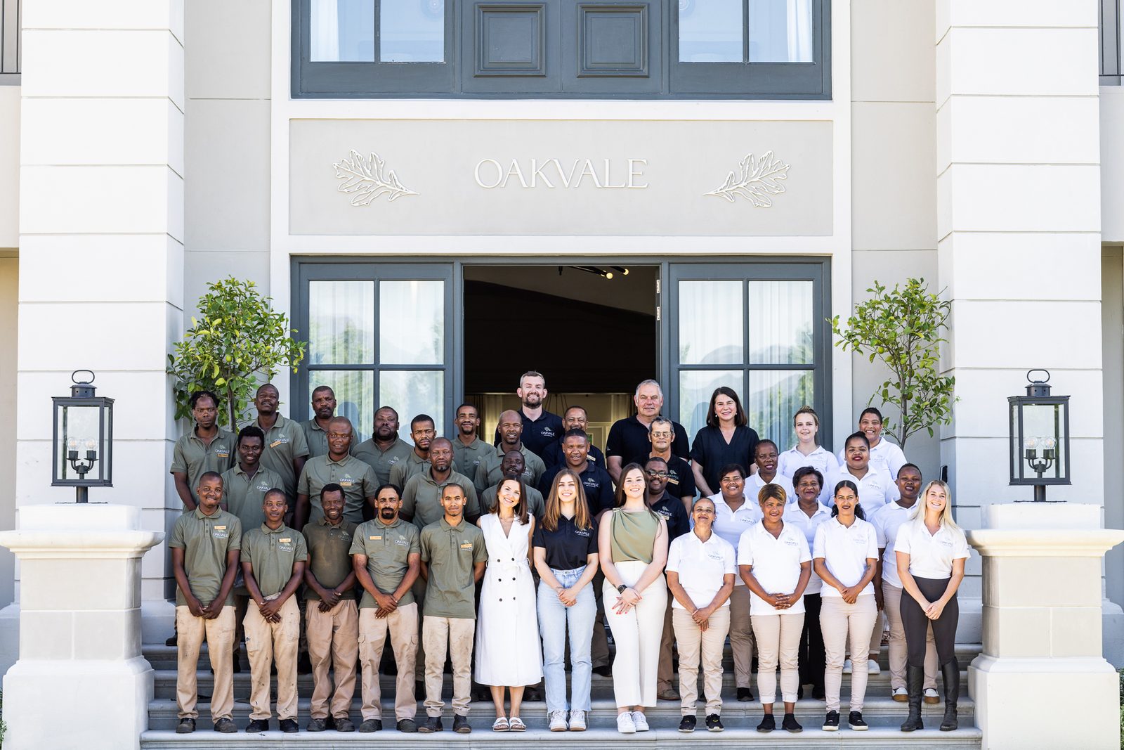 Oakvale Estate staff in Franschhoek
