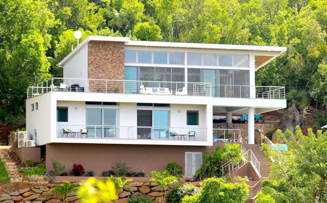 GlassHouse: Two Bedroom Luxury Oceanview Villa on Cruz Bay