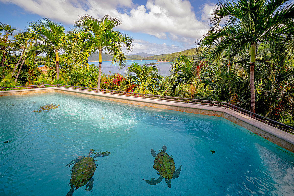 Seacove Villa: Five Bedroom Luxury Villa Overlooking Peter Bay on St. John
