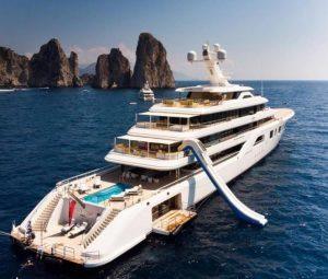Luxury Yacht Deck British Virgin Islands