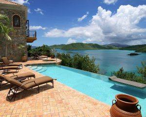 Luxury Living Room in Private Island Villa