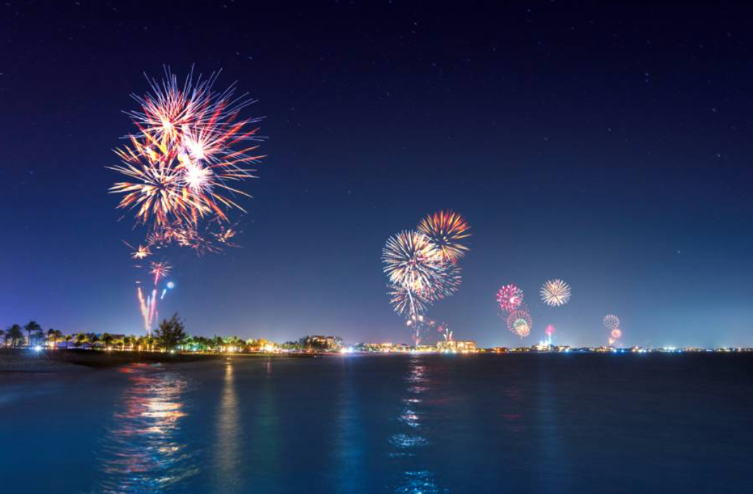Grace Bay Fireworks Turks and Caicos