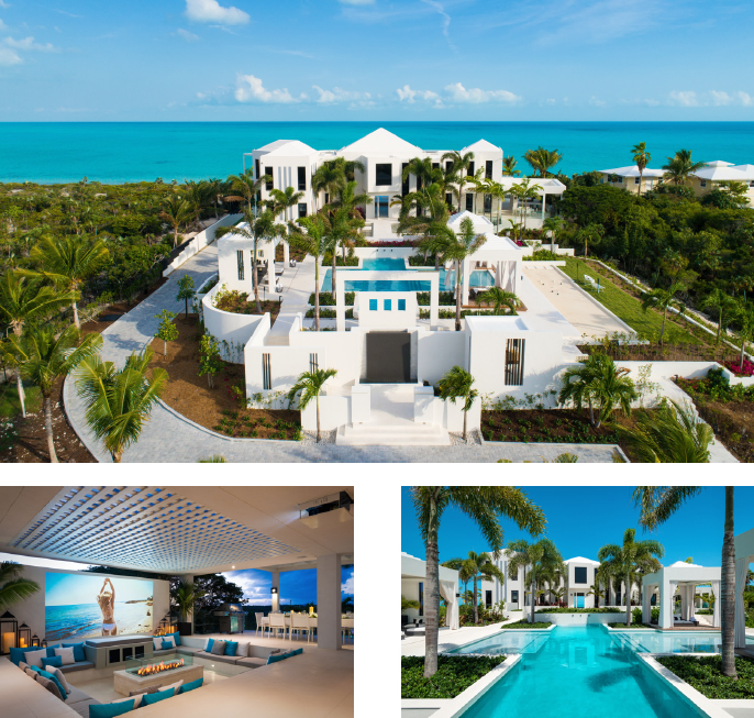 Triton Villa Beachfront View
