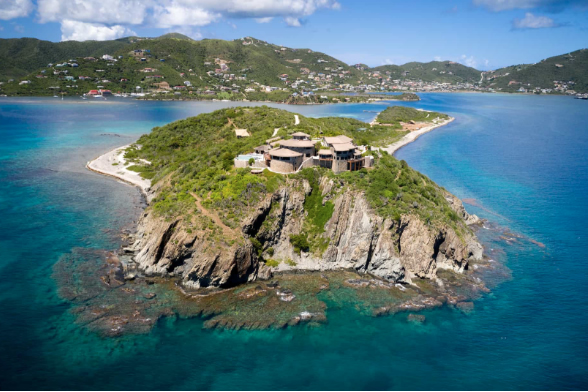 The Aerial Private BVI Island