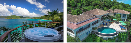 CliffHouse Villa Pool and Jacuzzi