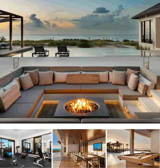 Vision Beach Villa Pool Area