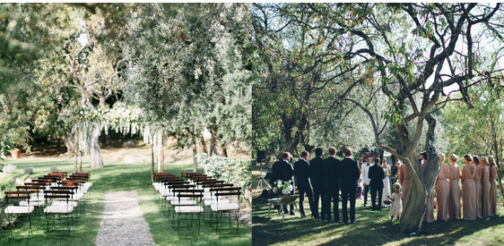 Tuscan Castle Ceremony Garden