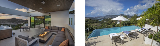 Infinity Pool and Hot Tub at Luxury Villa