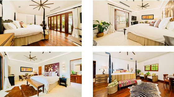 Elegant Bedrooms in Luxury Bahamas Estate