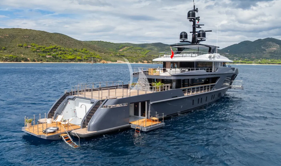 Water Toys and Tender on Luxury Yacht