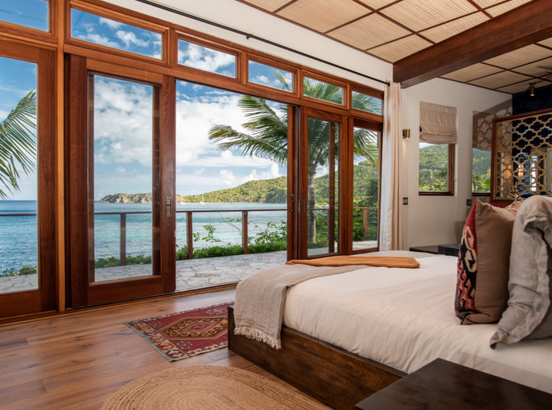 Baraka Point Virgin Gorda Luxury Suite Terrace with Ocean View